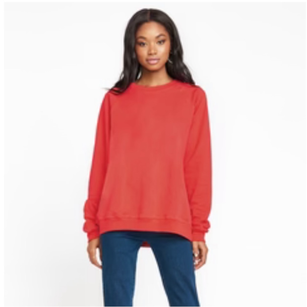 Show me your mumu Cole Sweatshirt in red